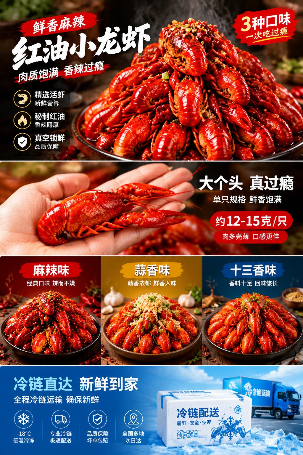 快手小店小龙虾详情页大小还在试错?参数一次讲透,别瞎裁图