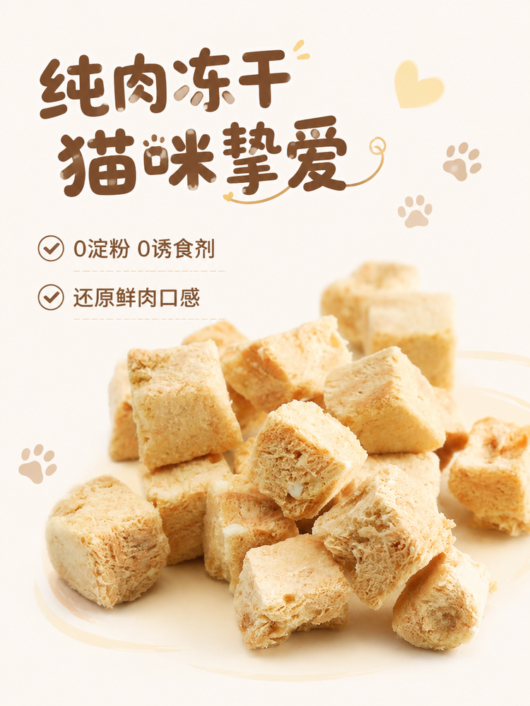 纯肉冻干猫咪挚爱图 纯肉冻干猫咪挚爱图