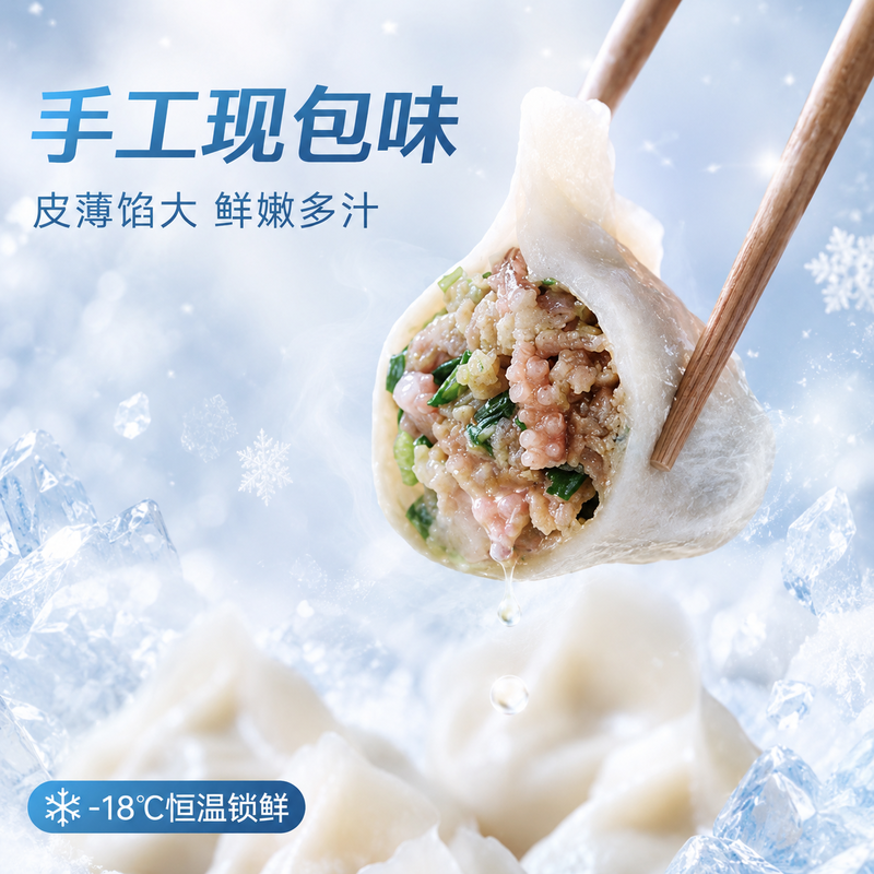 速冻食品包装设计与冰鲜海报灵感-2