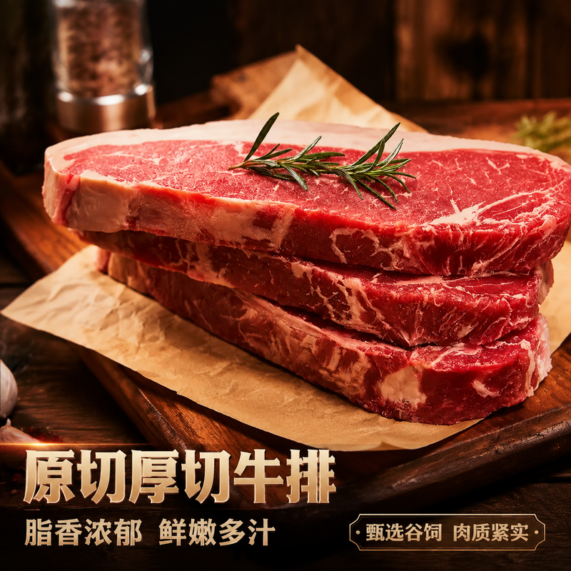 生鲜肉品包装设计与炙烤海报灵感-2