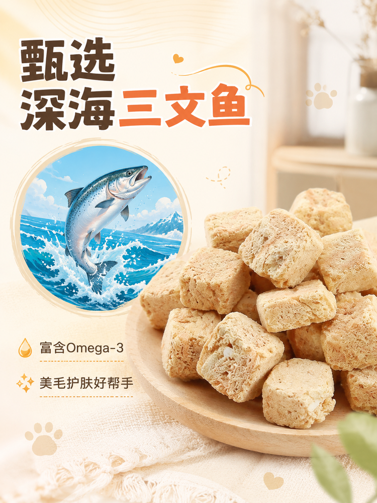 甄选深海三文鱼原料图 甄选深海三文鱼原料图