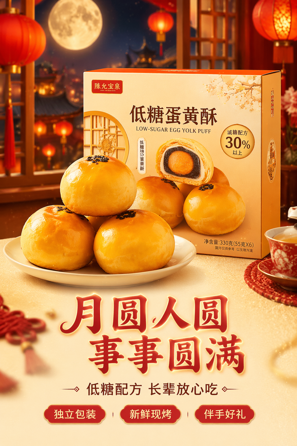 元宵食品包装设计与节日海报灵感-3