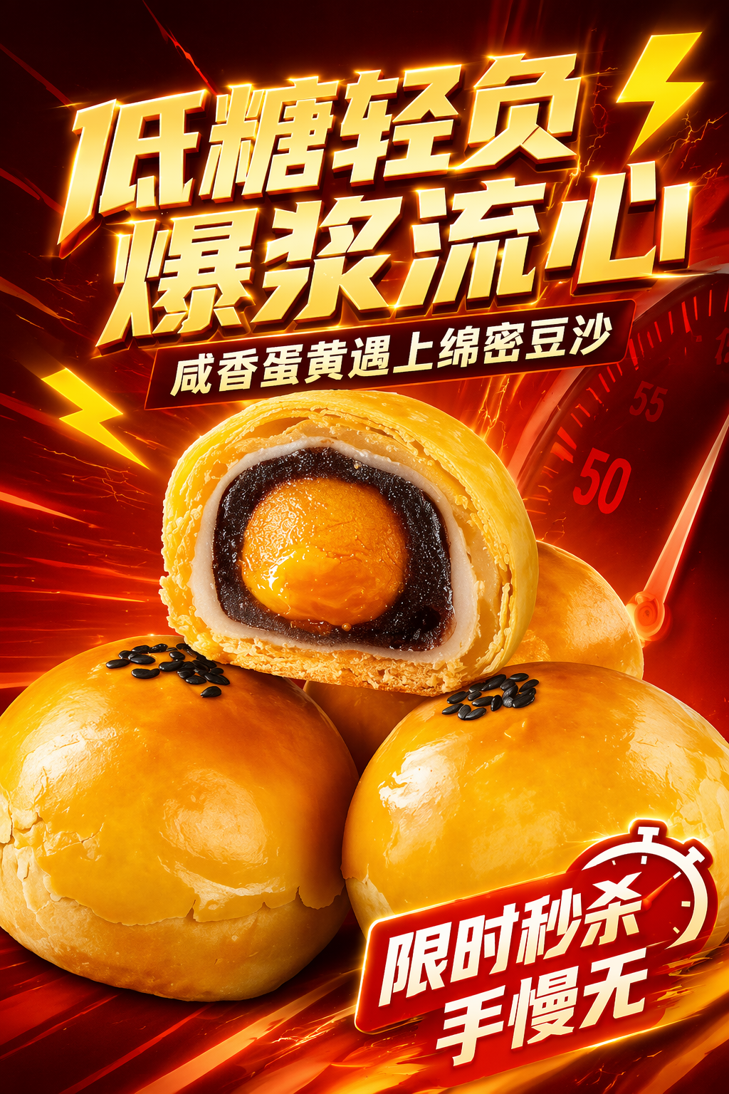 限时秒杀食品包装设计与紧迫海报灵感-3