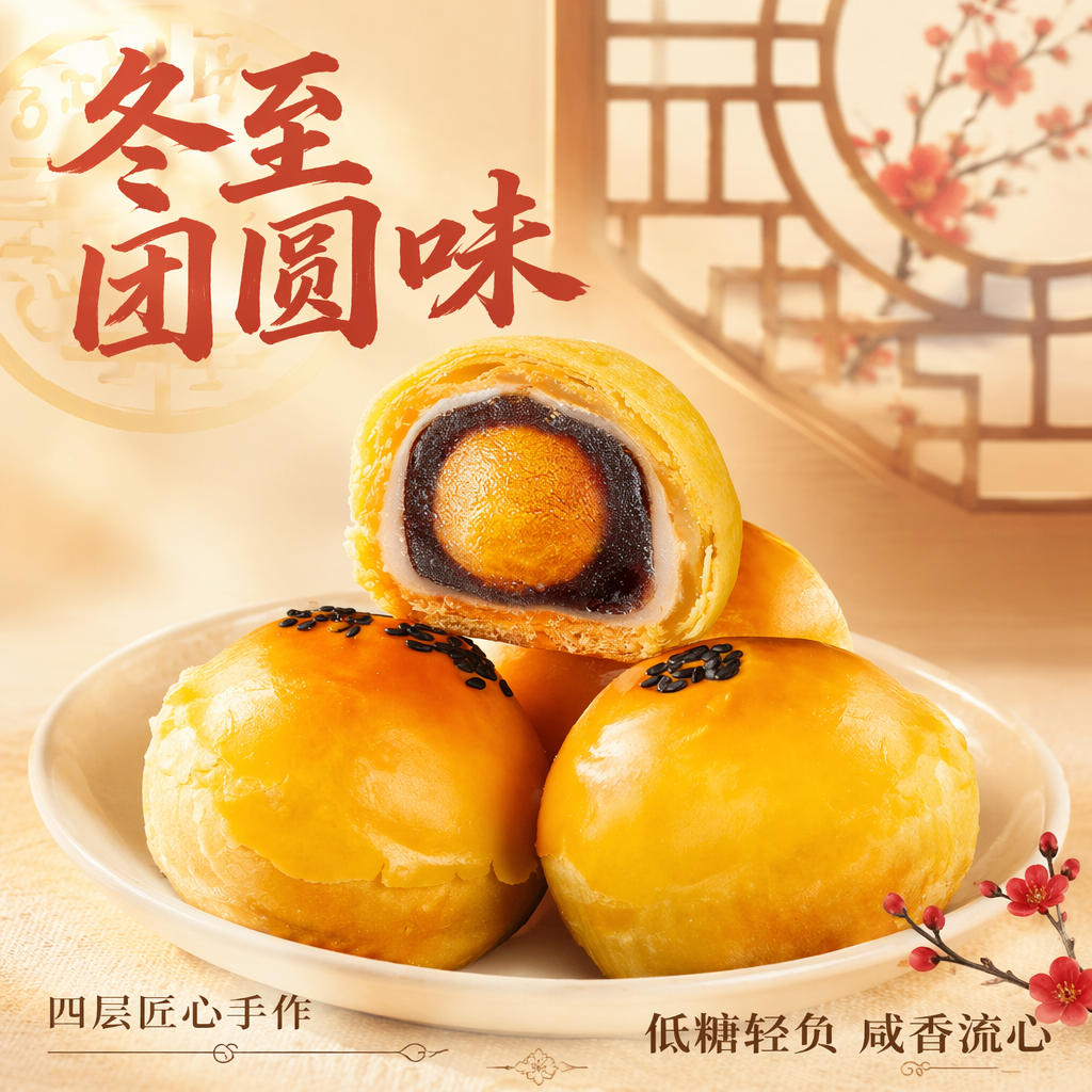 冬至食品包装设计与节气海报灵感-2