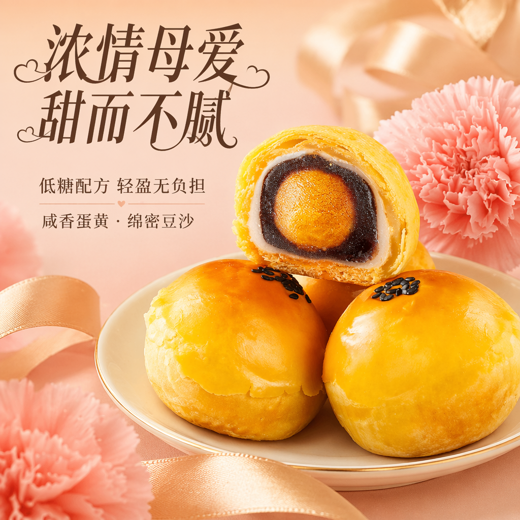 母亲节食品包装设计与温情海报灵感-2