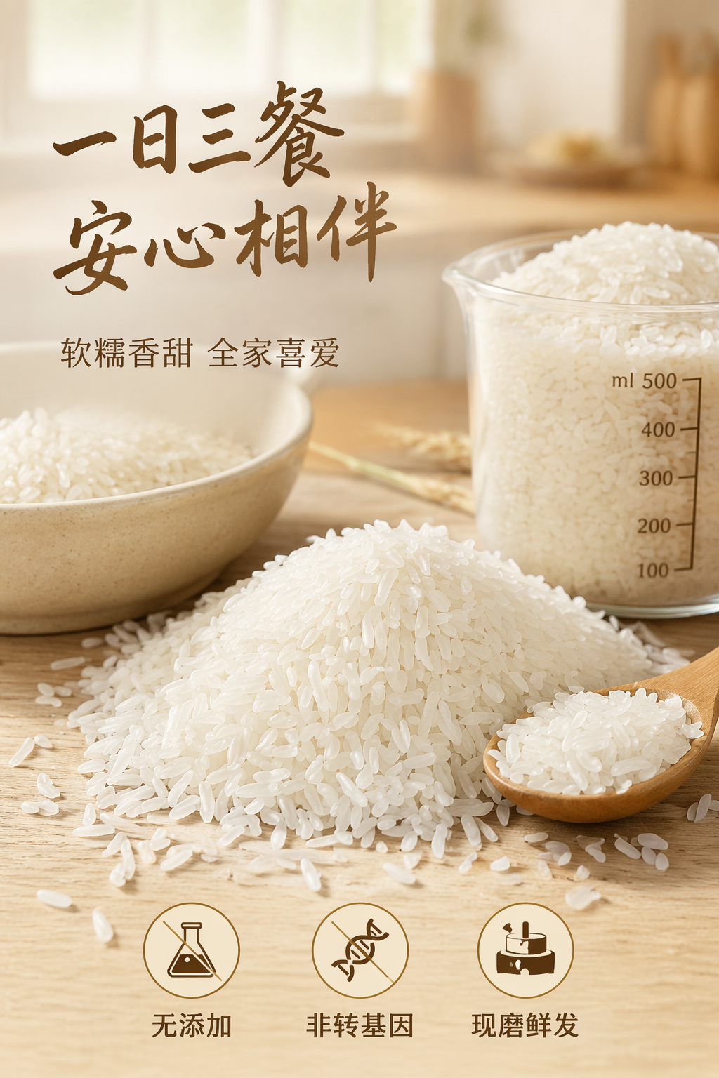 粮油米面包装设计与家庭海报灵感-3