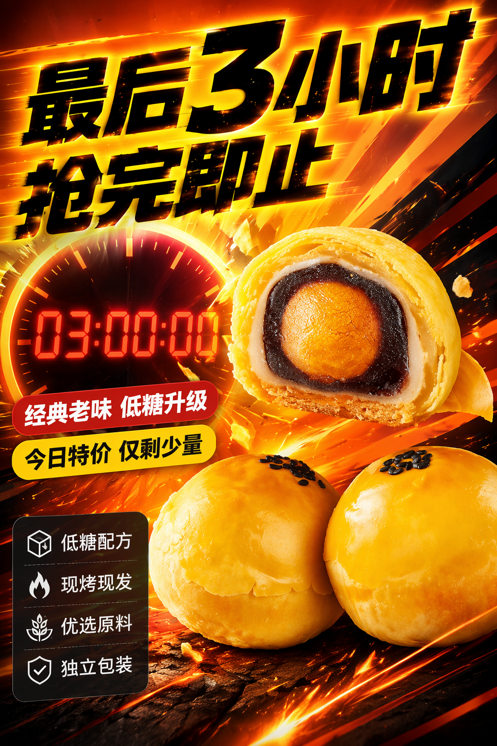 限时秒杀食品包装设计与紧迫海报灵感-4