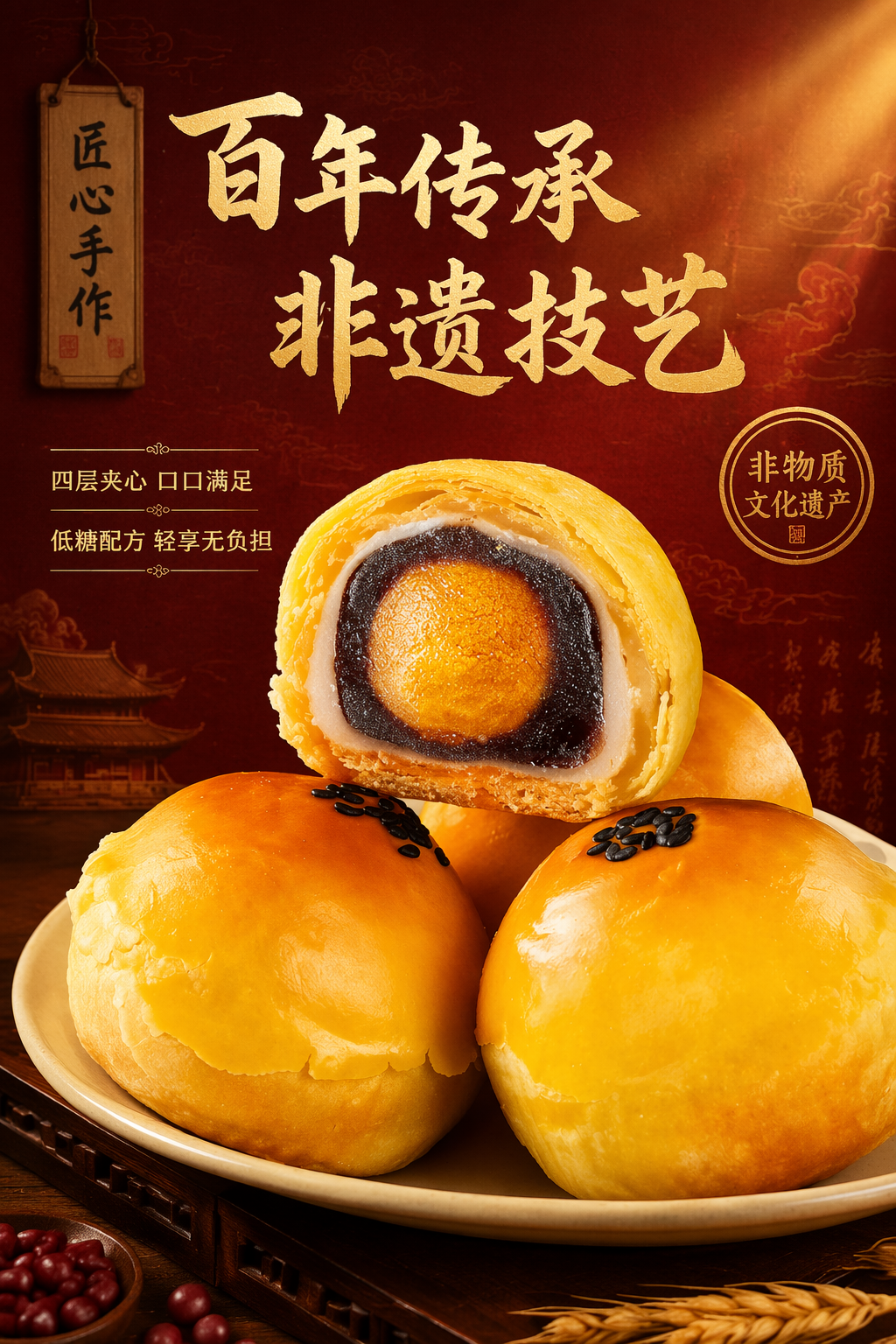 老字号食品包装设计与传承海报灵感-3