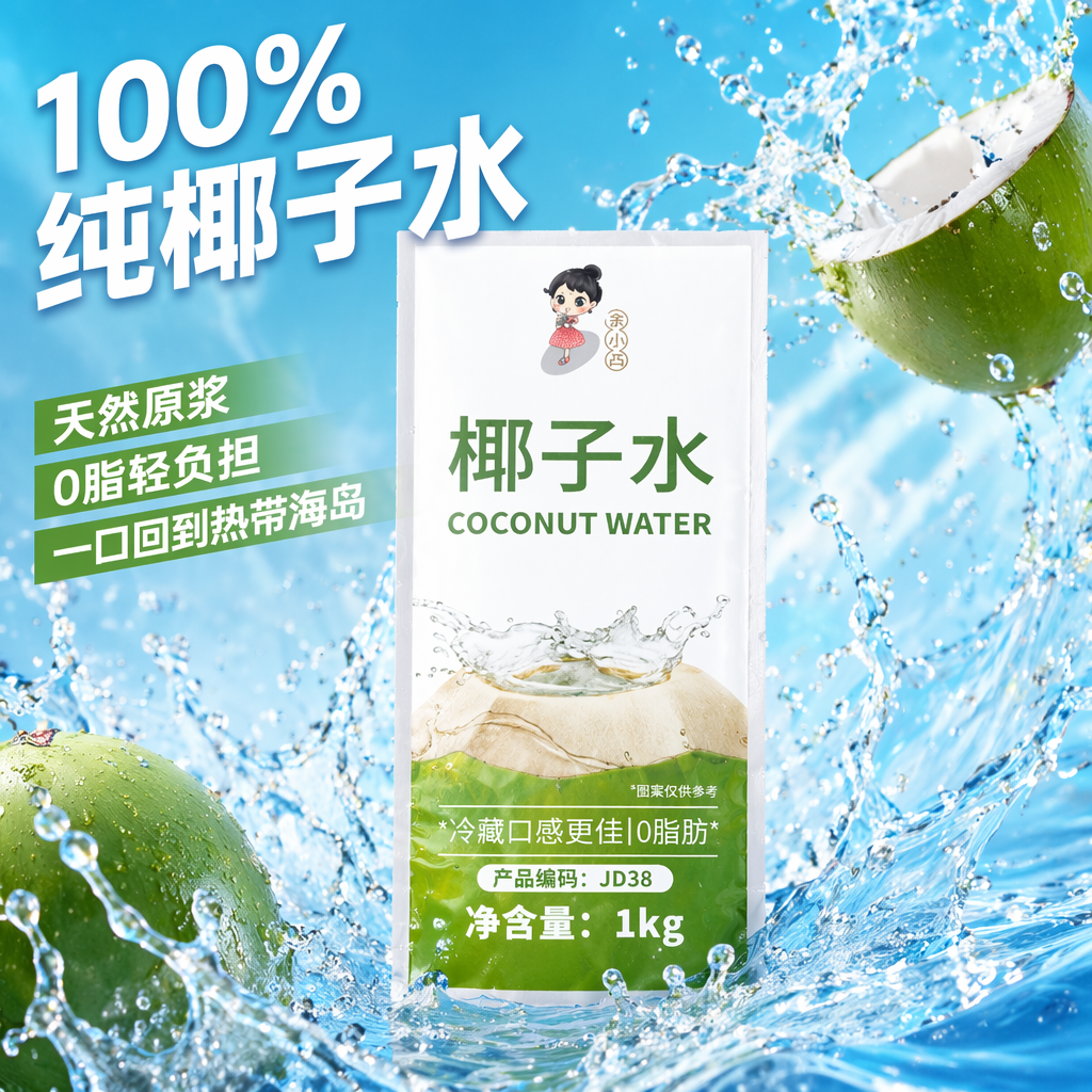 饮料果汁包装设计与活力海报灵感-2