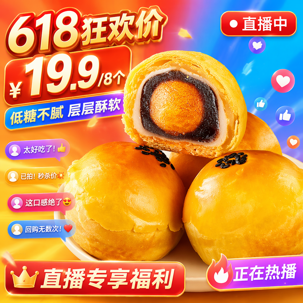 直播带货食品包装设计与活力海报灵感-2