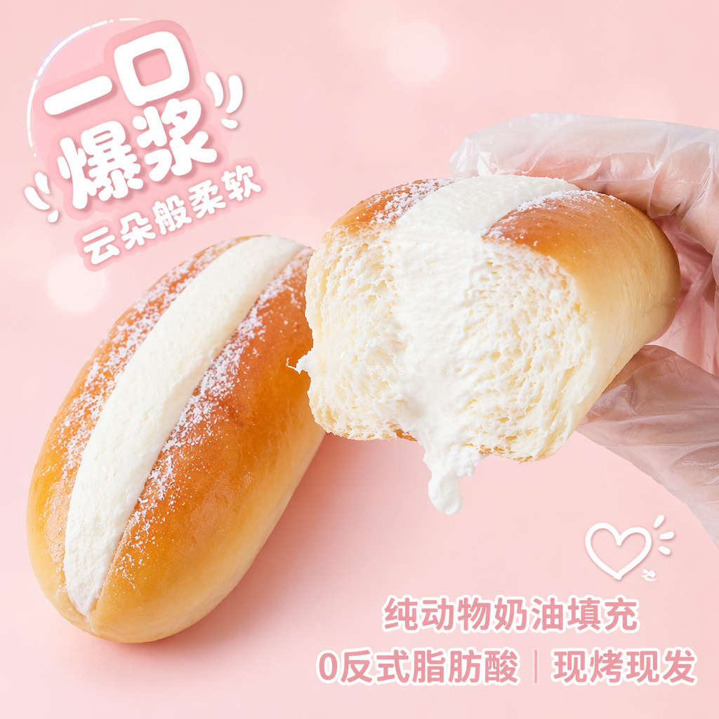 韩式小清新食品包装设计与甜美海报灵感-2