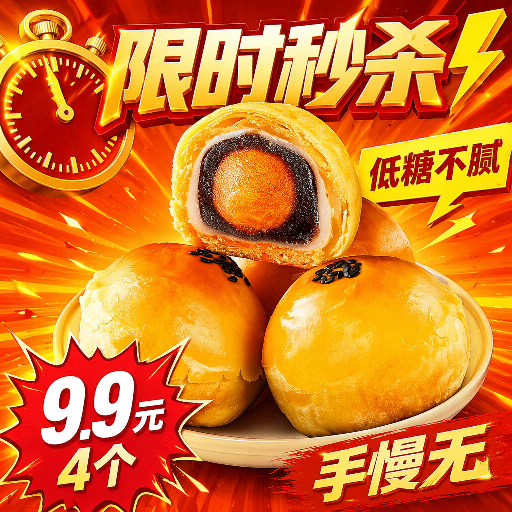 限时秒杀食品包装设计与紧迫海报灵感-2