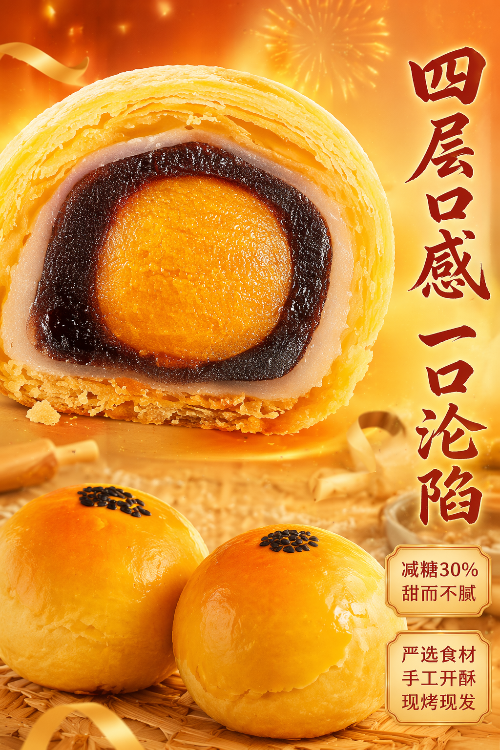新店开业食品包装设计与庆典海报灵感-3