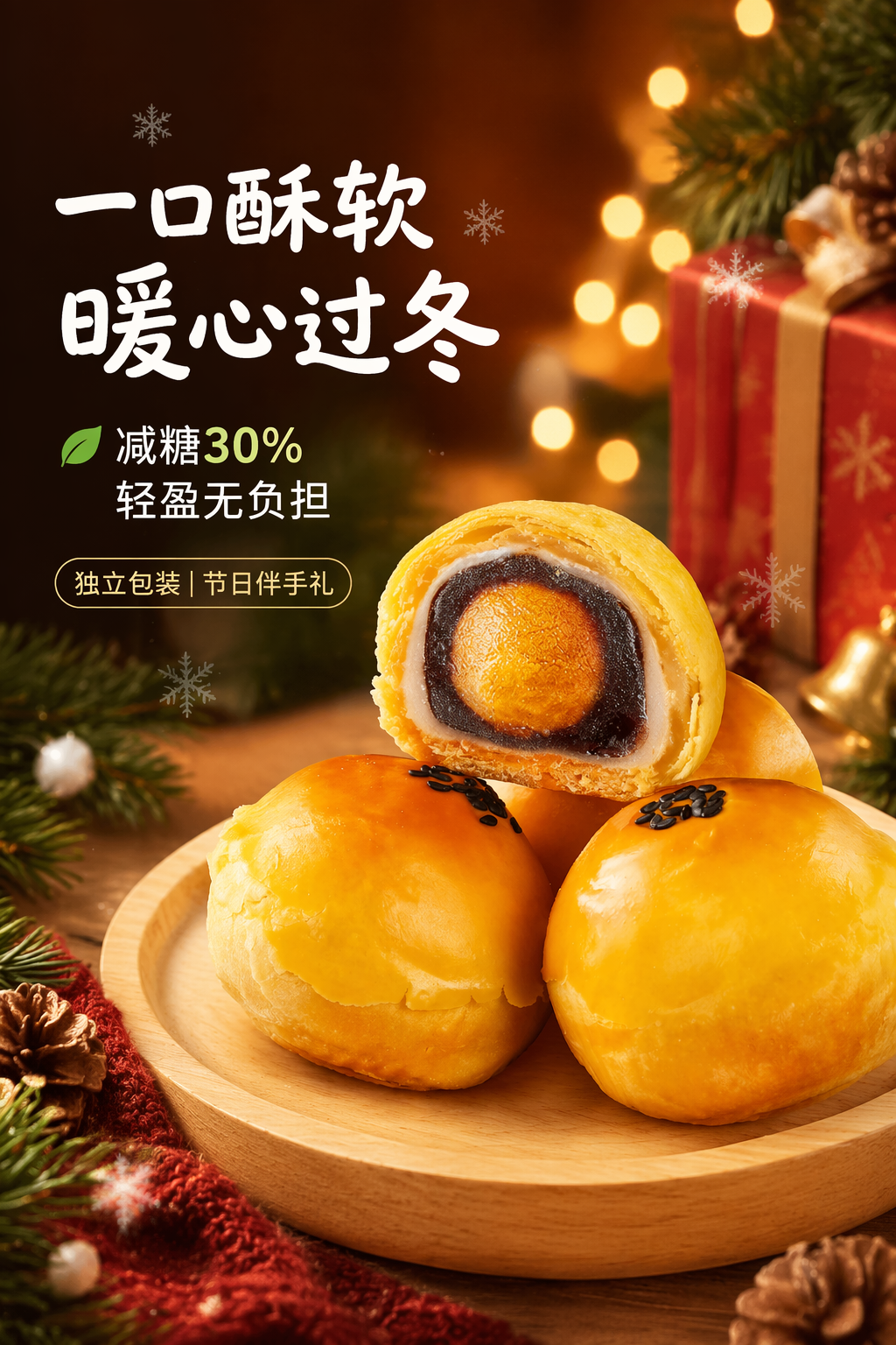 圣诞食品包装设计与节日海报灵感-2