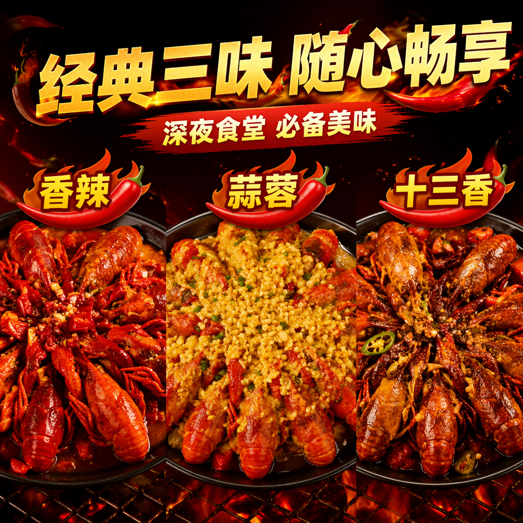 火锅烧烤食品包装设计与热辣海报灵感-2