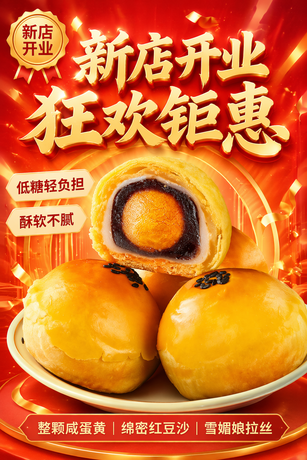 新店开业食品包装设计与庆典海报灵感-4