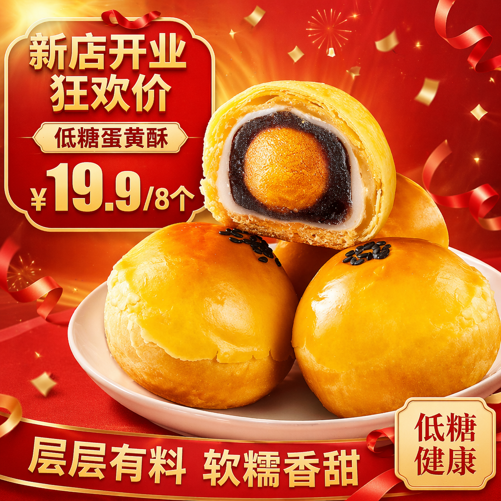 新店开业食品包装设计与庆典海报灵感-2