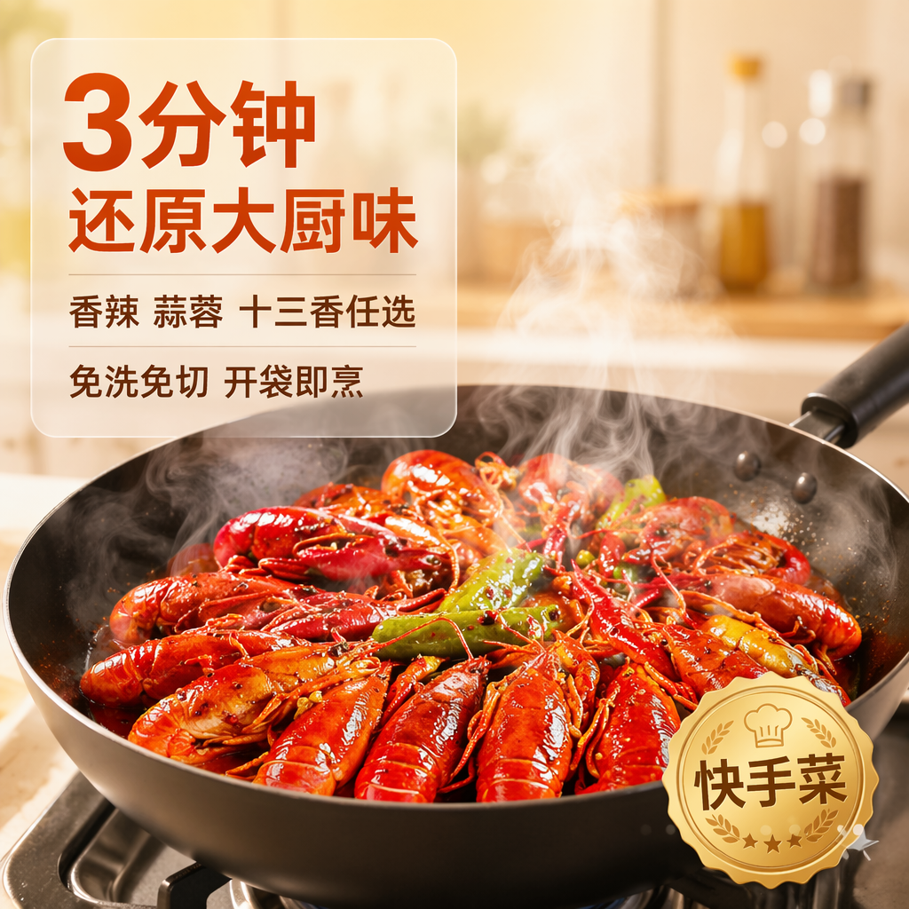 预制菜食品包装设计与快手海报灵感-2