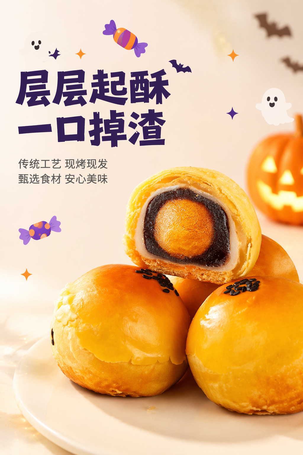 万圣节食品包装设计与趣味海报灵感-4