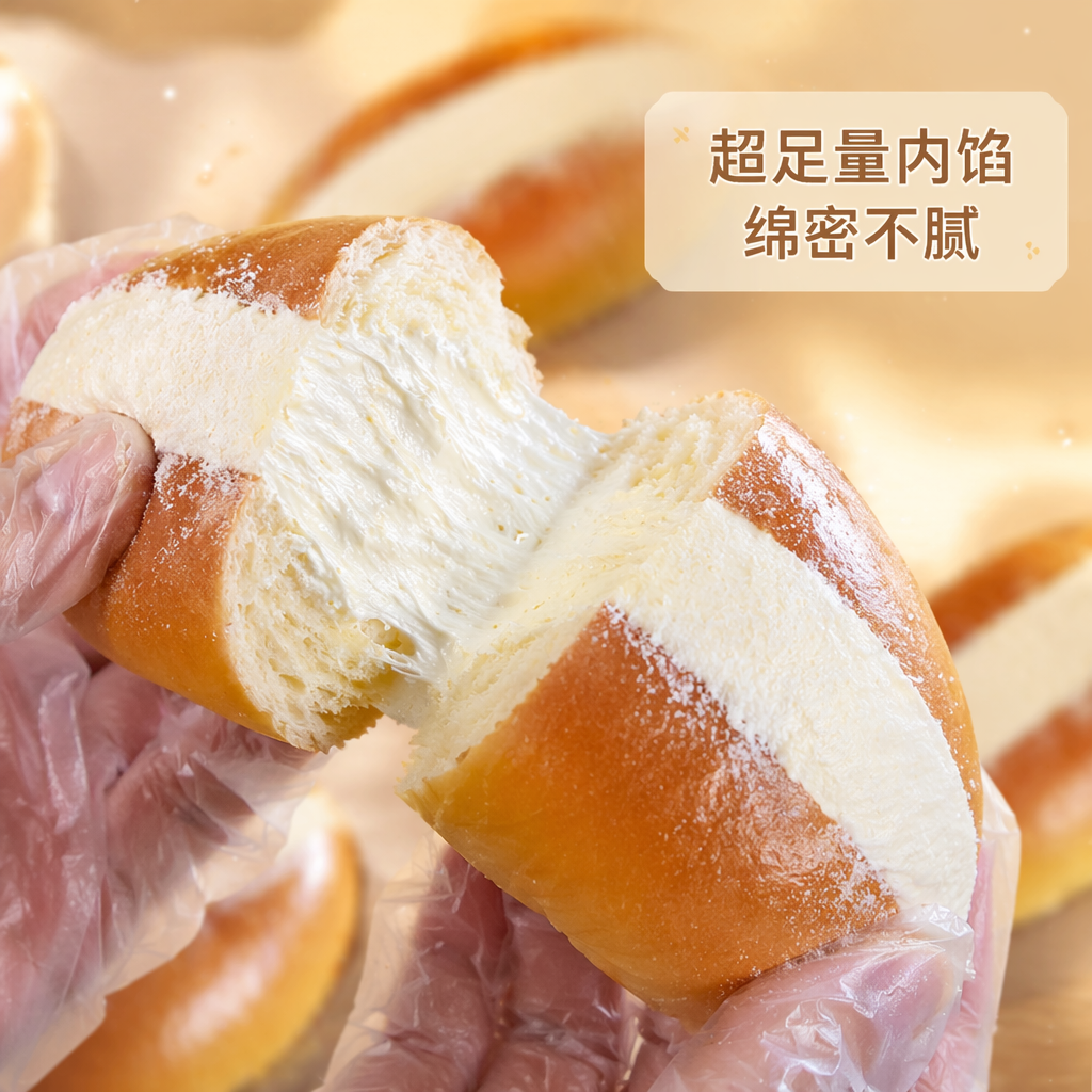奶油治愈食品包装设计与甜美海报灵感-2