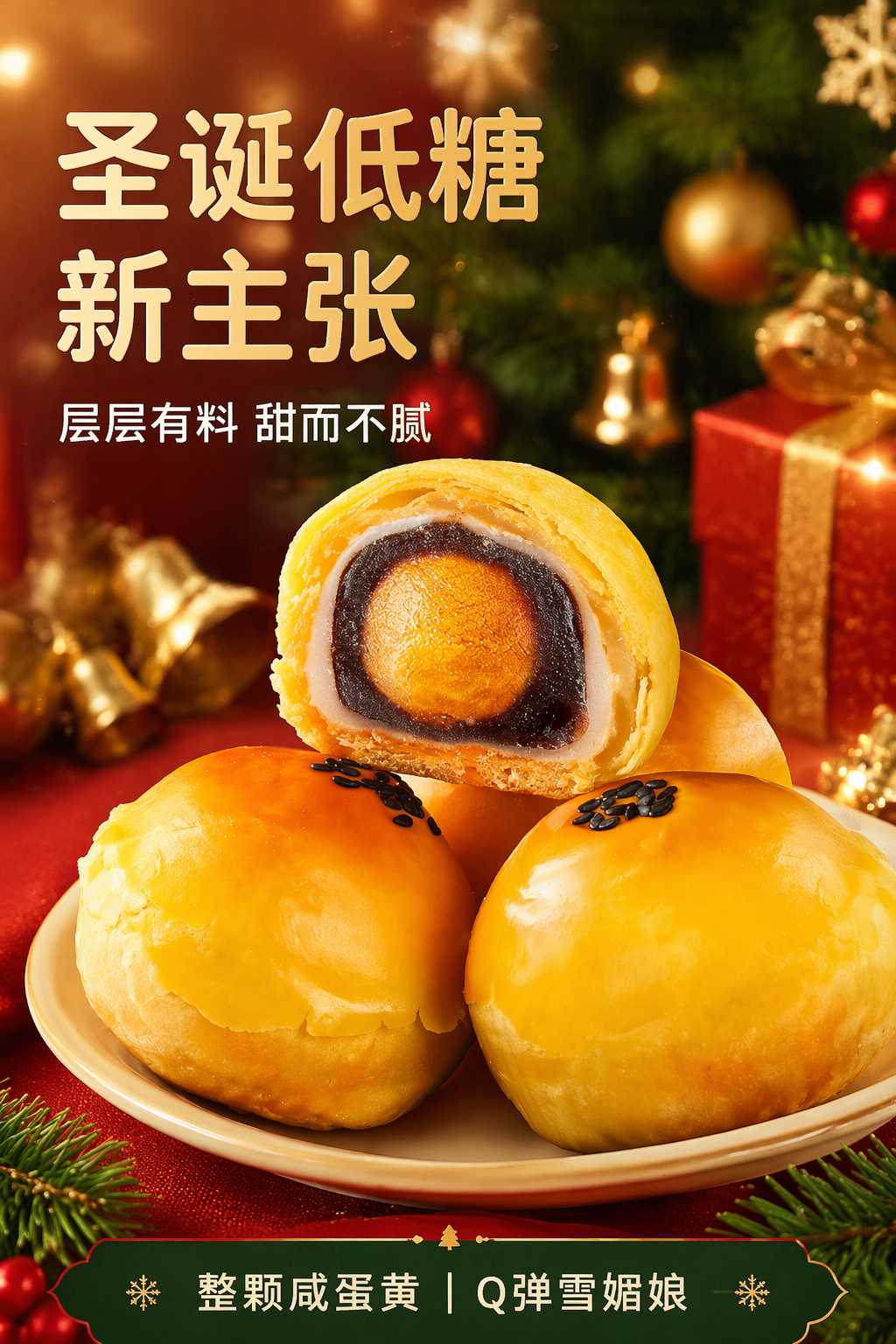 圣诞食品包装设计与节日海报灵感-3